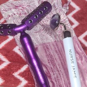 Nurse Jamie Purple and White Skincare Tool Set